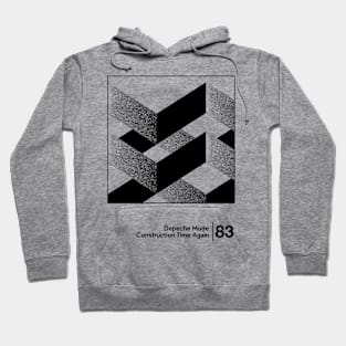 Construction Time Again - Minimal Style Graphic Artwork Hoodie